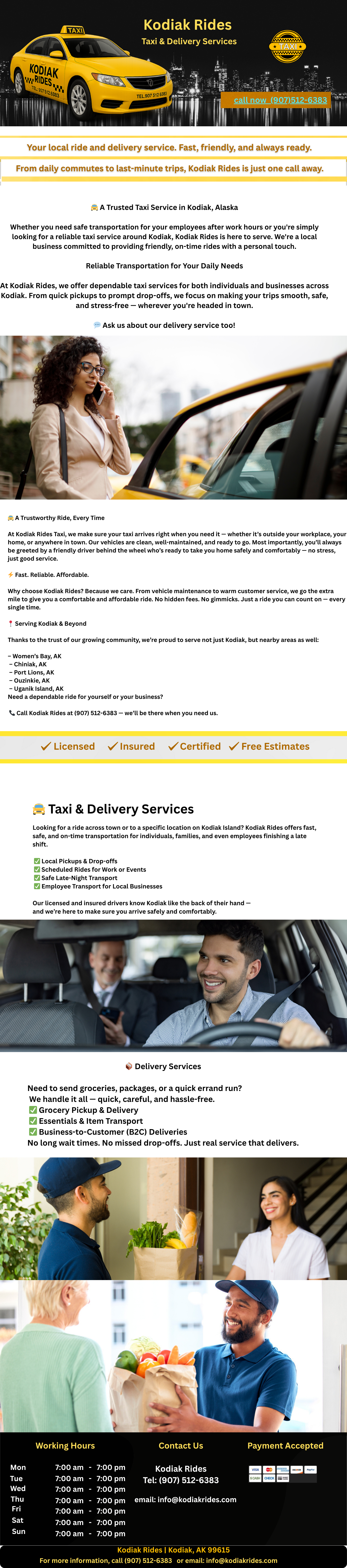 Kodiak Taxi and Delivery